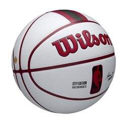 Wilson Basketbol Topu 2024 NBA Team City Collector Houston Rockets Size 7 WZ4033811XB7 - Thumbnail