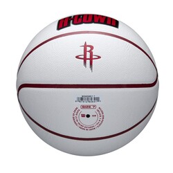 Wilson Basketbol Topu 2024 NBA Team City Collector Houston Rockets Size 7 WZ4033811XB7 - Thumbnail