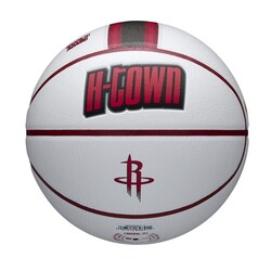 Wilson Basketbol Topu 2024 NBA Team City Collector Houston Rockets Size 7 WZ4033811XB7 - Thumbnail