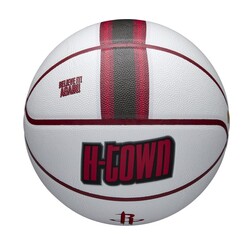 Wilson Basketbol Topu 2024 NBA Team City Collector Houston Rockets Size 7 WZ4033811XB7 - Thumbnail