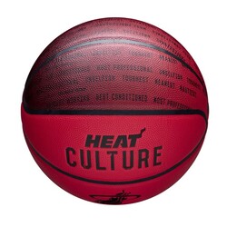 Wilson Basketbol Topu 2024 NBA Team City Collector Miami Heat Size 7 WZ4033816XB7 - Thumbnail