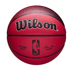 Wilson Basketbol Topu 2024 NBA Team City Collector Miami Heat Size 7 WZ4033816XB7 - Thumbnail