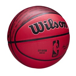Wilson Basketbol Topu 2024 NBA Team City Collector Miami Heat Size 7 WZ4033816XB7 - Thumbnail