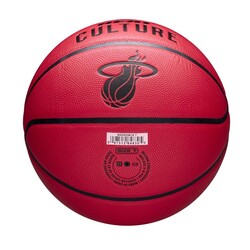 Wilson Basketbol Topu 2024 NBA Team City Collector Miami Heat Size 7 WZ4033816XB7 - Thumbnail