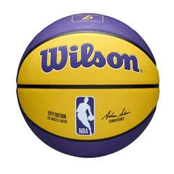 Wilson Basketbol Topu 2024 NBA Team City Edition Los Angeles Lakers Size 7 WZ4033914XB7 - Thumbnail