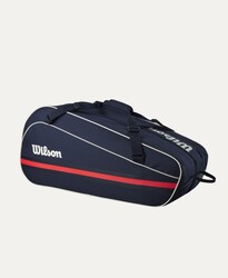 Wilson Tenis Çantası 6PK Team Racket Bag 2025 Navy WR8039901001 - Thumbnail