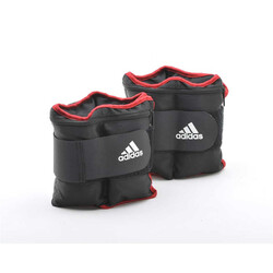 Adidas Adjustable Ankle Weights Ayarlanabilir Ayak Bilek Ağırlığı 2 x 1 Kg (ADWT-12229) - Thumbnail