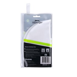 Slazenger Yüzücü Bonesi Silikon Sn00 White (PVC Zipper Bag) - Thumbnail