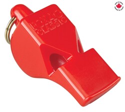 Fox 40 Classic Safety Düdük Kirmizi - Bileklikli 9935-0100 - Thumbnail