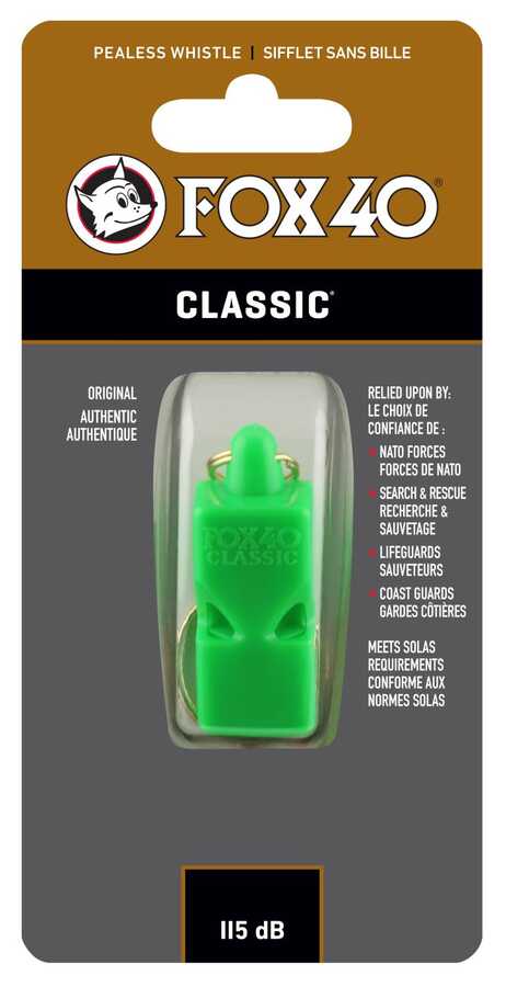 Fox 40 Classic Safety Düdük Neon Yeşil 9902-1400 Fox 40 Classic Safety Düdük Neon Yeşil 9902-1400
