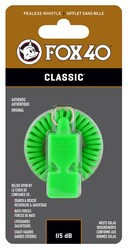 Fox 40 Classic Safety Düdük Neon Yeşil-Bileklikli 9935-1400 - Thumbnail