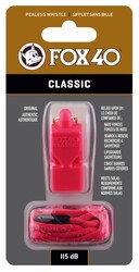 Fox 40 Classic Safety Düdük Pembe - İpli 9903-0408 - Thumbnail