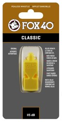 Fox 40 Classic Safety Düdük Sari 9902-0200 - Thumbnail