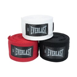 Everlast Core Handwraps 3 Pack Black/Whıte/Red 305 Cm P00003251 - Thumbnail