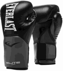 Everlast Elite Training Gloves 10 Oz Siyah / Gri 870270-70-81 - Thumbnail