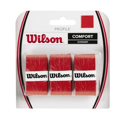 Wilson Grip Profile Overgrip Red WRZ4025RD - Thumbnail
