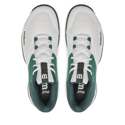 Wilson Erkek Tenis Ayakkabısı Kaos Devo 2.0 Wh/Evergree US 10 EUR 44 WRS330300E100 - Thumbnail