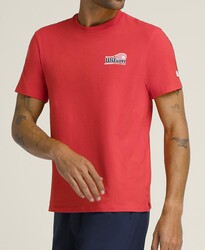 Wilson Erkek M Easy Street Tee Tişört İnfrared/Clna L WM00009511RDBL - Thumbnail