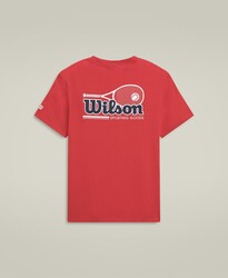 Wilson Erkek M Easy Street Tee Tişört İnfrared/Clna S WM00009511RDBS - Thumbnail