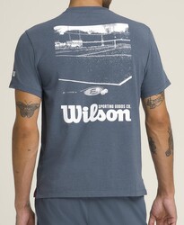 Wilson Erkek Tenis Tişört M Easy Street Tee Slate Blue S WM00009511BUQS - Thumbnail