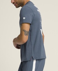 Wilson Erkek Tenis Tişört M Easy Street Tee Slate Blue S WM00009511BUQS - Thumbnail