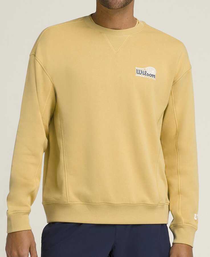 Wilson Erkek M Parkside Crew Sweatshirt Golden M WM00108511YECM Wilson Erkek M Parkside Crew Sweatshirt Golden M WM00108511YECM