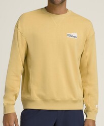 Wilson Erkek M Parkside Crew Sweatshirt Golden M WM00108511YECM - Thumbnail