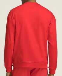 Wilson Erkek M Teams Script Crewneck İnfrared Sweatshirt RED XL WM00470511RDBXL - Thumbnail