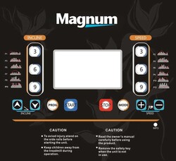 Magnum Aeson Otomatik Eğimli MP3 Özellikli Koşu Bandı - Thumbnail