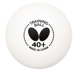 Butterfly Masa Tenisi Topu BTF Training Ball 40+ white 6er 7250730140 - Thumbnail