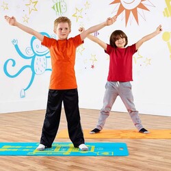 Merrithew Health & Fitness Eco Mat For Kids Funshine (orange) ST-02203 - Thumbnail