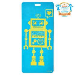 Merrithew Health & Fitness Eco Mat For Kids Pixel the Robot (aqua) ST-02200 - Thumbnail