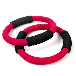 Merrithew Health & Fitness Fitness Circle Toning Rings 2-pack (red) ST-06227 - Thumbnail