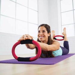 Merrithew Health & Fitness Fitness Circle Toning Rings 2-pack (red) ST-06227 - Thumbnail