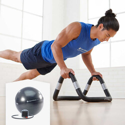 Merrithew Health & Fitness Halo Trainer with Stability Ball Combo (ST-02209) - Thumbnail