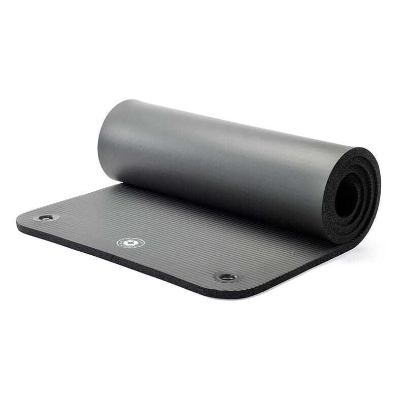 Merrithew Health & Fitness Mat - Deluxe Pilates Mat with Grommets (graphite) (ST-02188)