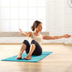 Merrithew Health & Fitness Mat – Pilates & Yoga – Inspiration (6mm) (ST-02197) (teal) - Thumbnail