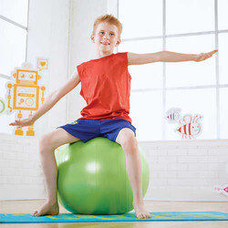 Merrithew Health & Fitness Stability Ball (Çocuklar için denge topu) - 45cm (green) - Retail Box ST-06224 - Thumbnail