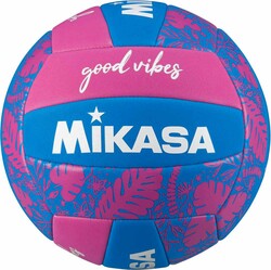 Mikasa - Mikasa BV354TV-GV-BP Sentetik Deri Plaj Voleybol Topu