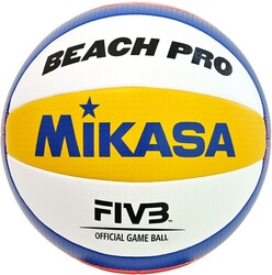 Mikasa BV550C-WYBR FIVB Onaylı Sentetik Deri Beach Resmi Voleybol Topu - Thumbnail