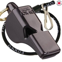 FOX40 - Fox 40 Mini Official Düdük Siyah W/Smitty İpli 9807-0008