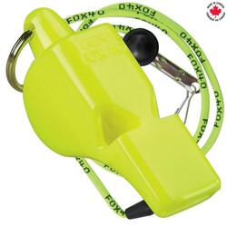 Fox 40 Mini Safety Düdük Neon Sari - İpli 9803-1308 - Thumbnail