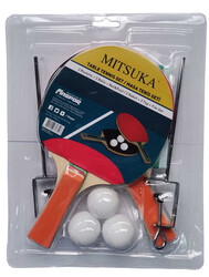 Mitsuka Masa Tenis Seti 2 Raket + 3 Top + Ağ 862-4 - Thumbnail