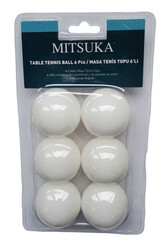 Mitsuka Masa Tenis Top 6`Lı Kart 40Mm - (Tt0103-1) Abs Materyal - Thumbnail