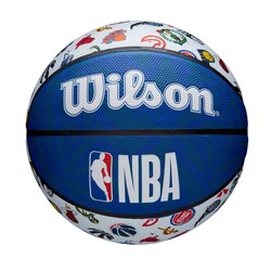 Wilson Basketbol Topu NBA ALL TEAM Red/White/Blue Size:7 WTB1301XBNBA - Thumbnail