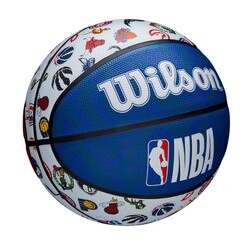 Wilson Basketbol Topu NBA ALL TEAM Red/White/Blue Size:7 WTB1301XBNBA - Thumbnail