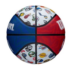 Wilson Basketbol Topu NBA ALL TEAM Red/White/Blue Size:7 WTB1301XBNBA - Thumbnail