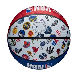 Wilson Basketbol Topu NBA ALL TEAM Red/White/Blue Size:7 WTB1301XBNBA - Thumbnail