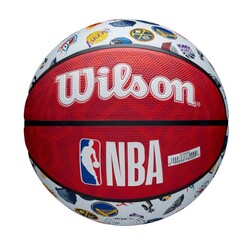 Wilson Basketbol Topu NBA ALL TEAM Red/White/Blue Size:7 WTB1301XBNBA - Thumbnail