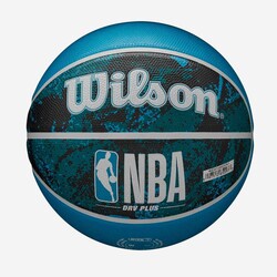 Wilson Basketbol Topu NBA DRV PLUS Vibe Black/Blue Size:7 WZ3012602XB7 - Thumbnail